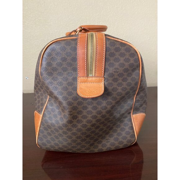 Vintage Céline Macadam Duffle Bag Large Travel Boston Weekender w/Lock & Key - Picture 3 of 16